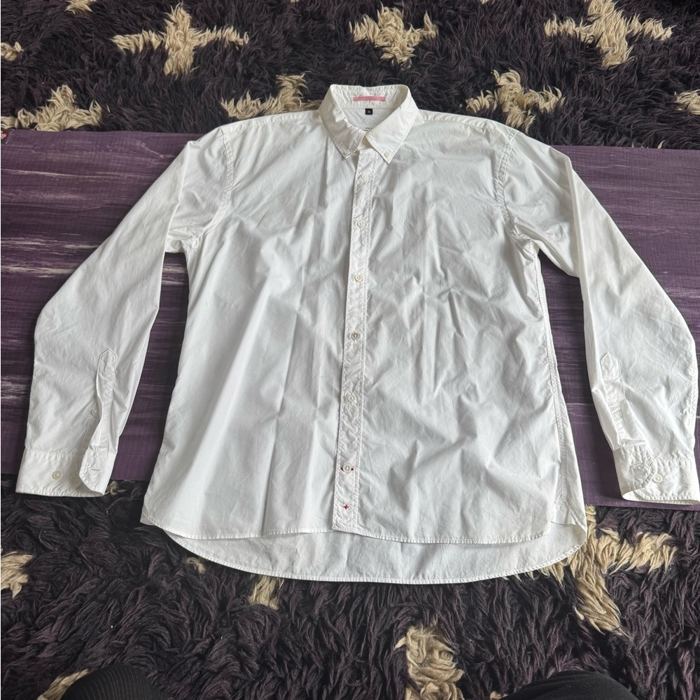 Apolis Global Citizen Classic Oxford White Button Down Men's Shirt